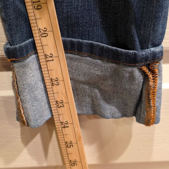 Joe's Jeans The Straight Leg Crop Cuffed Jeans Medium Leslie Wash 31 - Picture 8 of 16